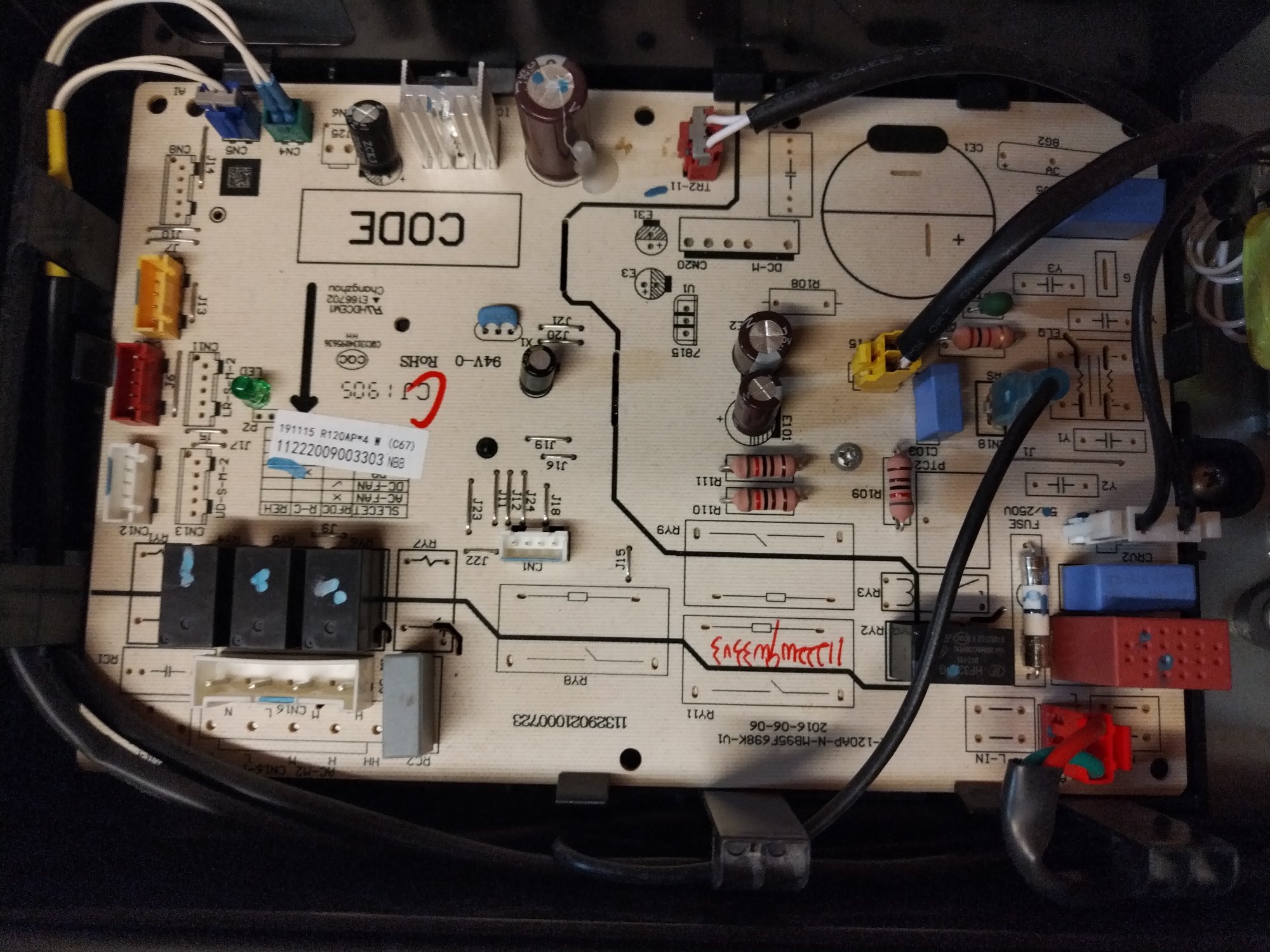 Плата управления внутреннего блока R120AP*4 W(C67) / 11222009003303