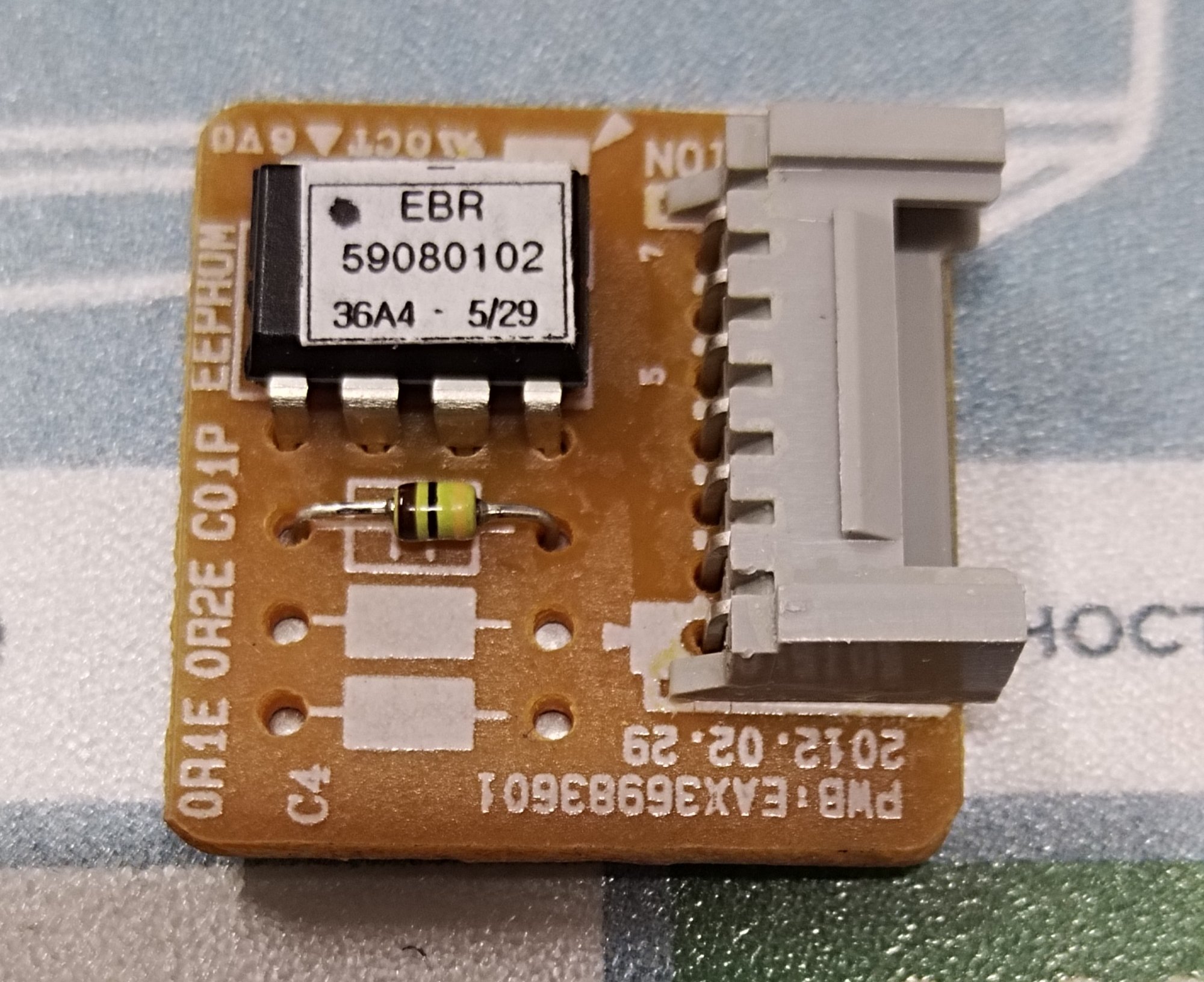 Плата управления (EEPROM) кондиционера LG EBR59080102 (EAX36983601)