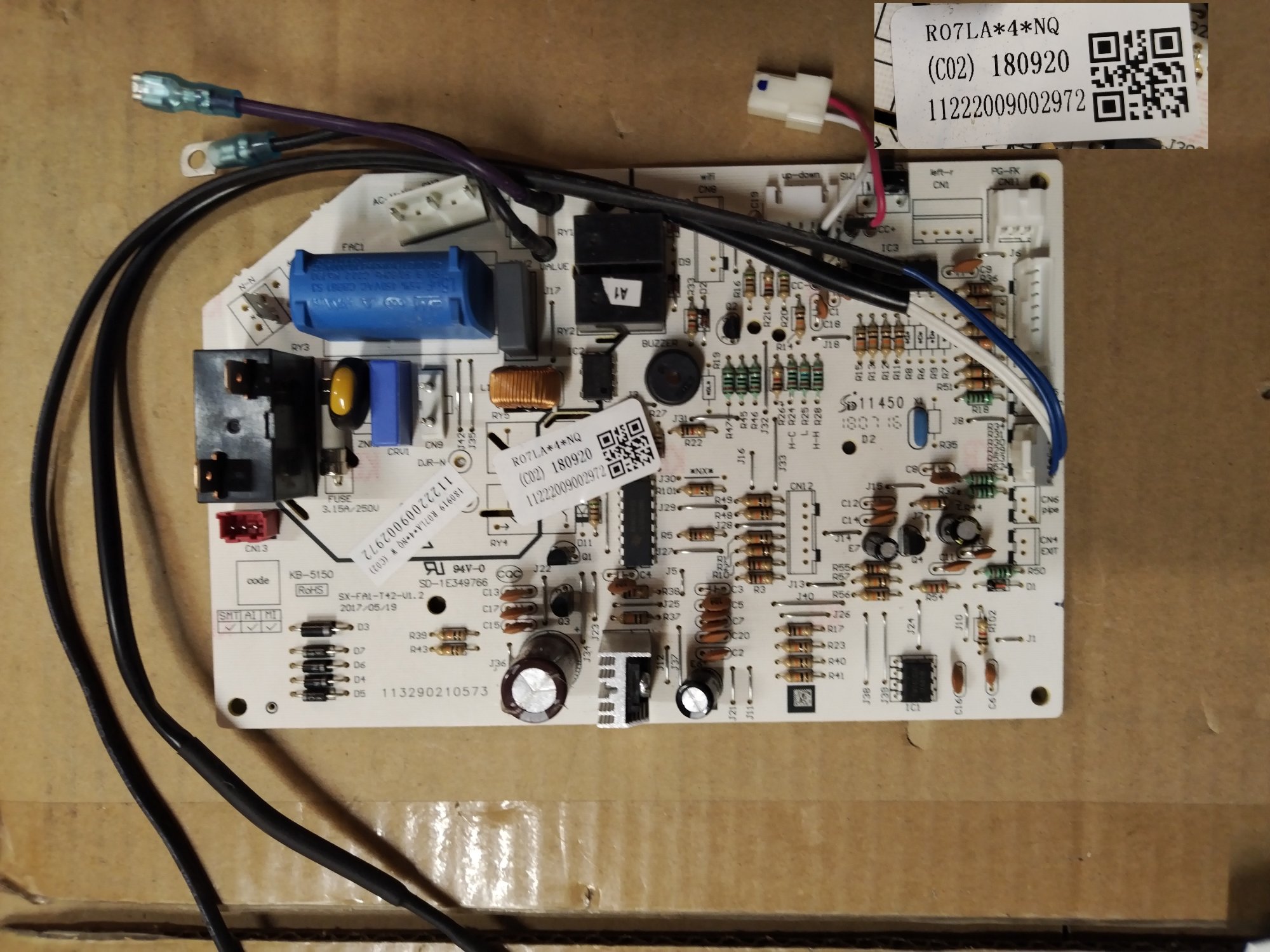 Плата управления R07LA*4*NQ / 11222009002972