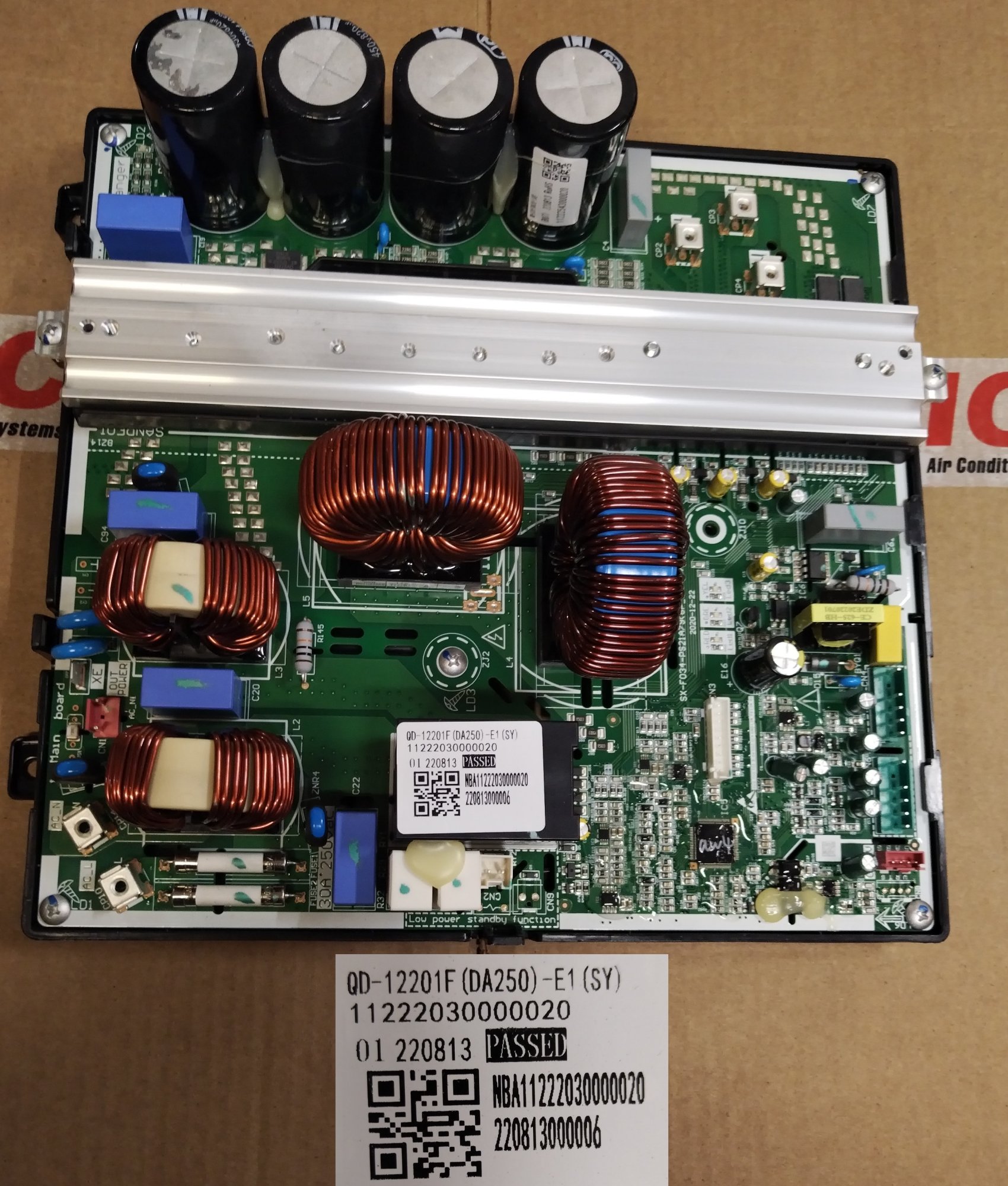 Плата управления (компрессор) QD-12201F(DA250)-E1(SY) / 11222030000020 / 11222543000020