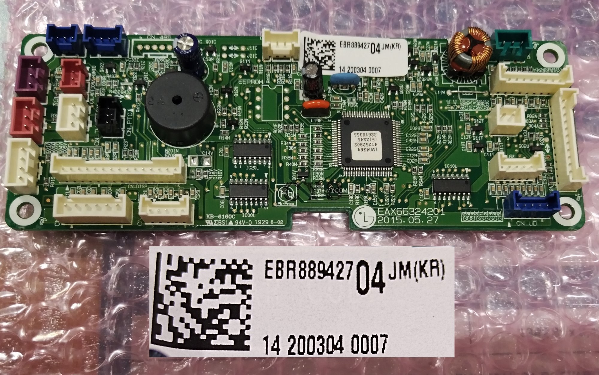 Плата управления кондиционера LG EBR88942704