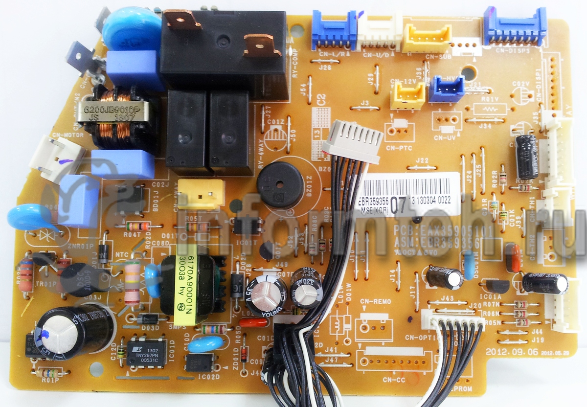 Плата управления внутр. блока EBR35935607