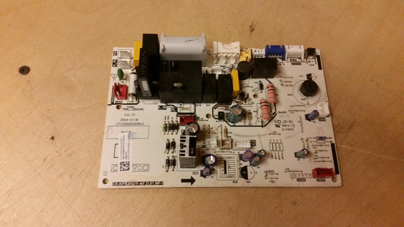 Плата управления внутренний блок CE-KFR26G/AFA.JD.GN/17122000A24387 (17122000020810)