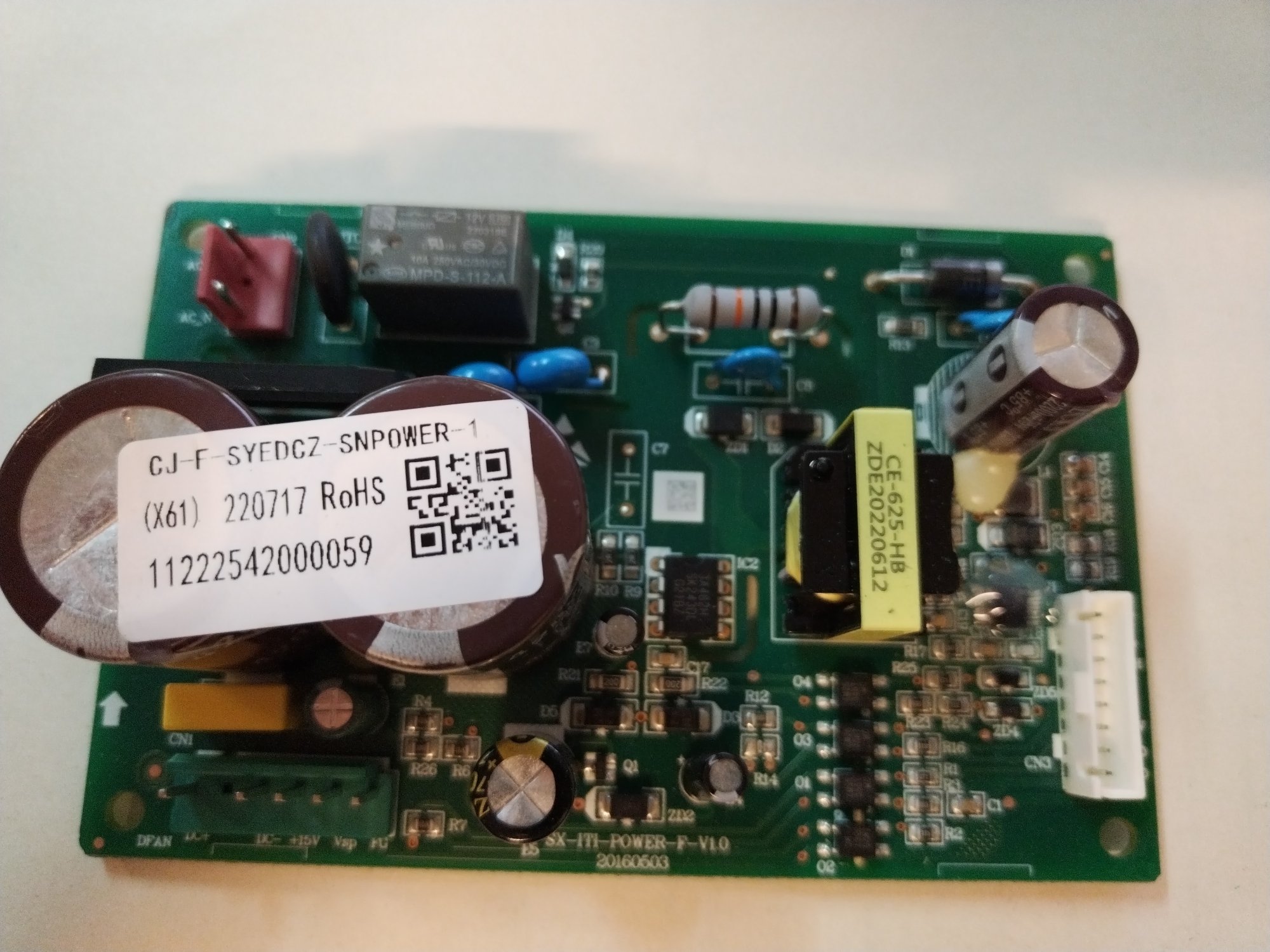 Плата (вентилятор) CJ-F-SYEDCZ-SNPOWER-1 / 11222542000059