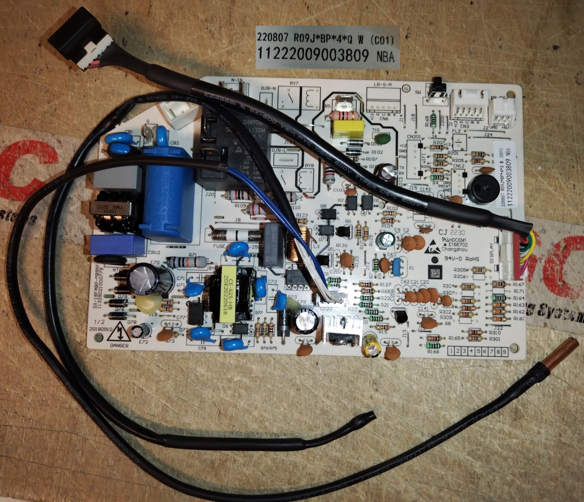 Плата управления R09J*BP*4*Q W/11222009003809/11222003003236к