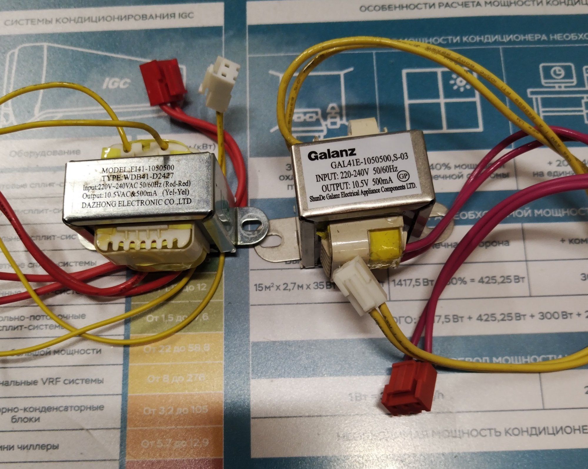 Трансформатор GAL41E-1050500,S-03 (WDB41-D2427) / 259980090447