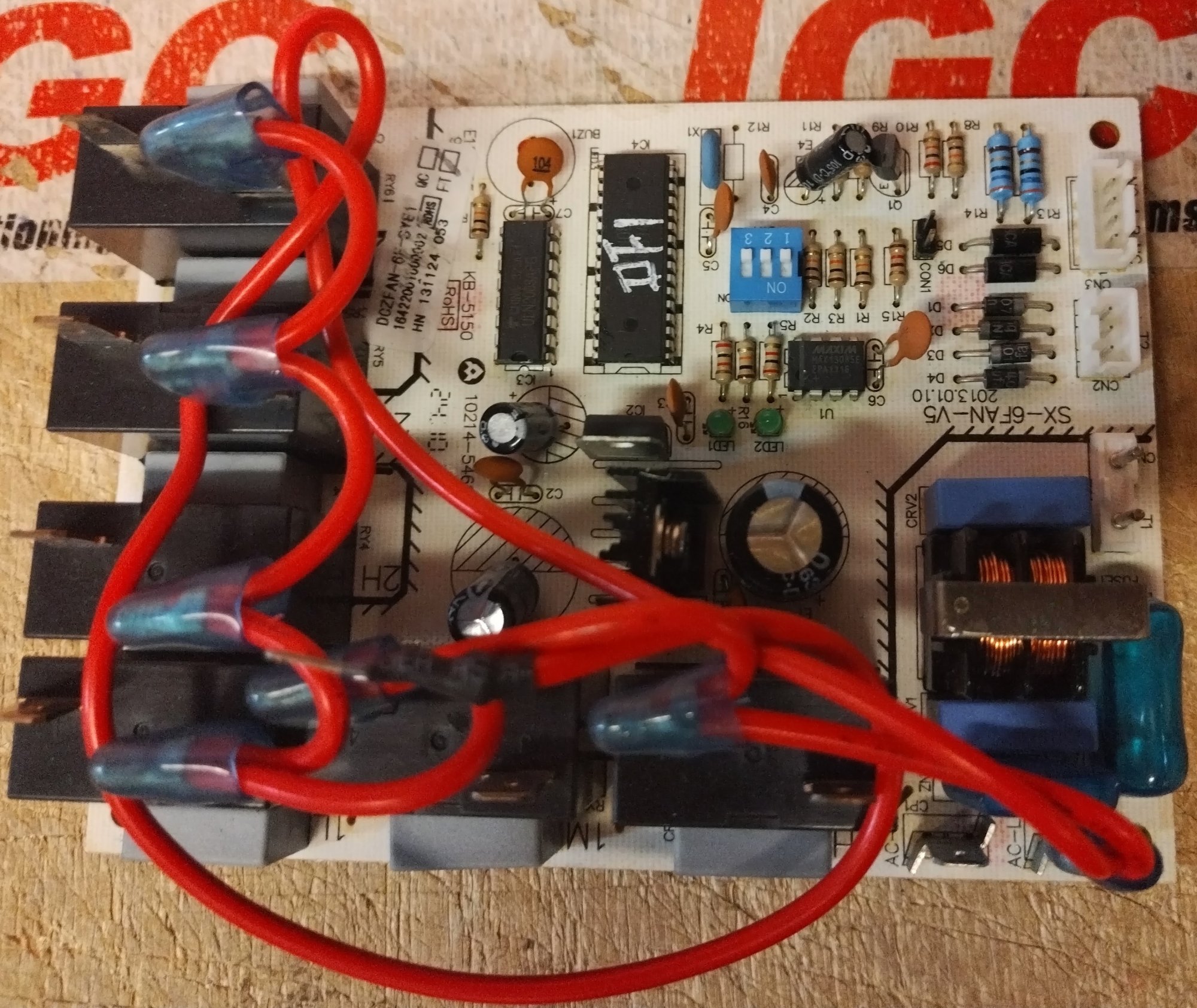 Плата  DCZFAN-6F-SYE1 / 16422001000002